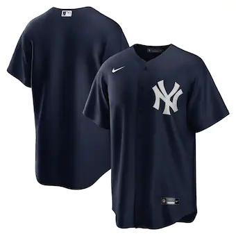 mens nike navy new york yankees alternate replica team jers